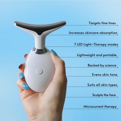 Hey Glam - 7-IN-1 EMS LED FACIAL LIFT SCULPTOR