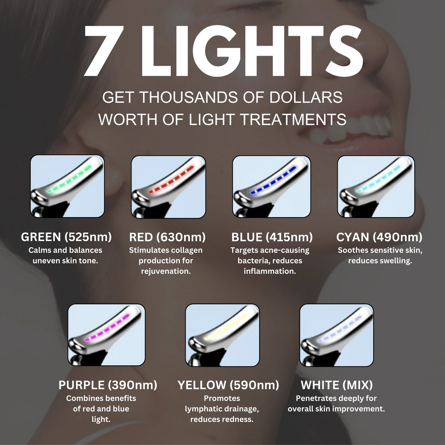 Hey Glam - 7-IN-1 EMS LED FACIAL LIFT SCULPTOR