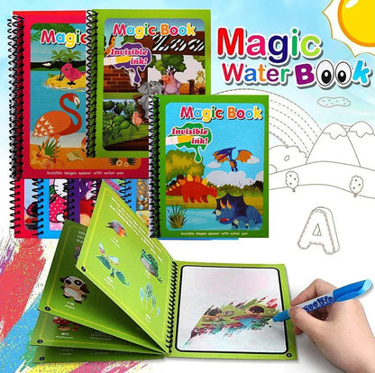Reusable Magic Water Painting Book (Pack of 6)